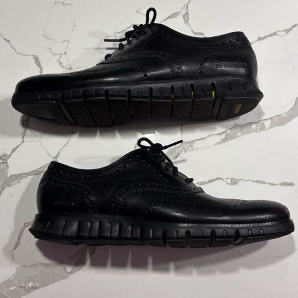 COLE HAAN Zerogrand Wingtip Oxford Black Dress Casual Shoes Men\'s Size 11.5M main image 5